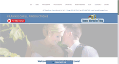 Desktop Screenshot of frankiecarll.com